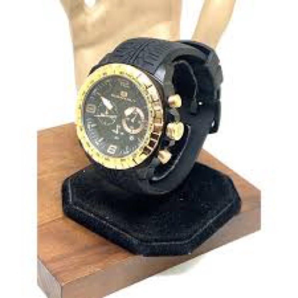 Oceanaut Black and Gold Women's Watch